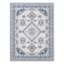 (D496) Roma Blue Medallion Area Rug, 5x7