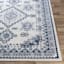 (D496) Roma Blue Medallion Area Rug, 5x7