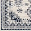 (D496) Roma Blue Medallion Area Rug, 5x7