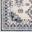 (D496) Roma Blue Medallion Area Rug, 8x10