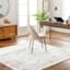 (D507) Monte Carlo Grey Medallion Border Area Rug, 5x7