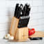 Farberware 15-Piece Triple Riveted Cutlery Block Set