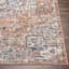 (B811) Amore Rust & Blue Medallion Runner, 2x8