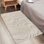 (A492) Crosby St. Lagon Ivory High-Low Accent Rug, 2x4