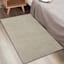 (A494) Honeybloom Ivory Chunky Knit Patterned Accent Rug, 2x4