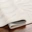 (B861) Crosby St. Lyna Ivory Zebra Design Washable Runner, 2x7