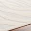 (B861) Crosby St. Lyna Ivory Zebra Design Washable Area Rug, 5x7