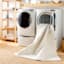 (B861) Crosby St. Lyna Ivory Zebra Design Washable Area Rug, 5x7