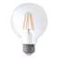 Edison Clear Round 4.5W 40W LED Bulb, 2-Pack