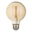 Amber Edison Round Bulb, 1-Pack