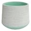 Ty Pennington Indoor Green Concrete Rope Pot, Small