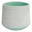 Ty Pennington Indoor Green Concrete Rope Pot, Extra Small