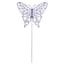 Purple Butterfly Yard Stake, 20"