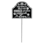 Pet Black Metal Yard Stake, 18"