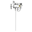 Bee Happy Metal Yard Pick, 24"