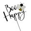 Bee Happy Metal Yard Pick, 24"