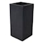 Crosby St. Travertine Tall Cube Outdoor Planter, Medium