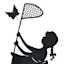 Girl Metal Yard Stake, 36"