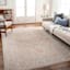 (A513) Honeybloom Avant Garde Taupe Floral Area Rug, 8x10
