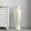 Ivory Solstice Capiz Floor Vase, 36"
