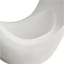 White Open Floor Vase, 40"