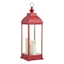 Red Pre-Lit LED Floor Lantern, 28"