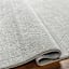 (B878) Alder Grey Diamond Design Washable Runner, 2x7