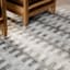 (B878) Alder Grey Diamond Design Washable Runner, 2x7