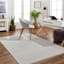 (B878) Alder Grey Diamond Design Washable Area Rug, 5x7