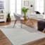 (B878) Alder Grey Diamond Design Washable Accent Rug, 3x5