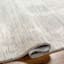 (B879) Alder Taupe High-Low Washable Accent Rug, 3x5