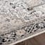 (D600) Lavadora Black & Taupe Medallion Washable Area Rug, 5x7