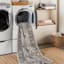 (D600) Lavadora Black & Taupe Medallion Washable Area Rug, 5x7