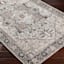 (D600) Lavadora Black & Taupe Medallion Washable Area Rug, 8x10