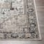 (D600) Lavadora Black & Taupe Medallion Washable Area Rug, 8x10