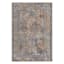 (B881) Tahmis Black & Gold Medallion Washable Area Rug, 5x7