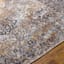 (B881) Tahmis Black & Gold Medallion Washable Area Rug, 5x7