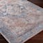 (B882) Colin Blue Medallion Washable Runner, 2x7