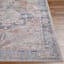 (B882) Colin Blue Medallion Washable Runner, 2x7