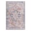 (B882) Colin Blue Medallion Washable Area Rug, 8x10