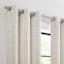 2-Pack Eclipse Nate Ivory Magnetic Closure Blackout Curtain Panel Set, 63"