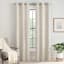 2-Pack Eclipse Nate Ivory Magnetic Closure Blackout Curtain Panel Set, 84"