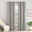 2-Pack Eclipse Nate Grey Magnetic Closure Blackout Curtain Panel Set, 84"