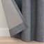 2-Pack Eclipse Nate Navy Blue Magnetic Closure Blackout Curtain Panel Set, 63"