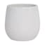 Indoor Chevron Shiny White Pot, Small