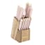 Farberware 15-Piece Gold & Blush Cutlery Block Set