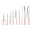 Farberware 15-Piece Gold & Blush Cutlery Block Set