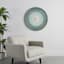 Found & Fable Flower Embossed Round Metal Wall Tray, 35"
