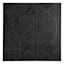 Crosby St. Black Abstract Wooden Wall Art, 39"