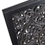 Found & Fable Black Faux Wood Carved Wall Decor, 36"